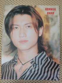 谢霆锋16开彩页一张
