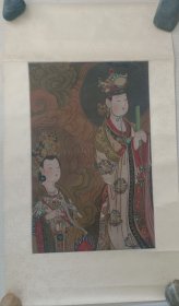 著名画家陆鸿鸿年 壁画