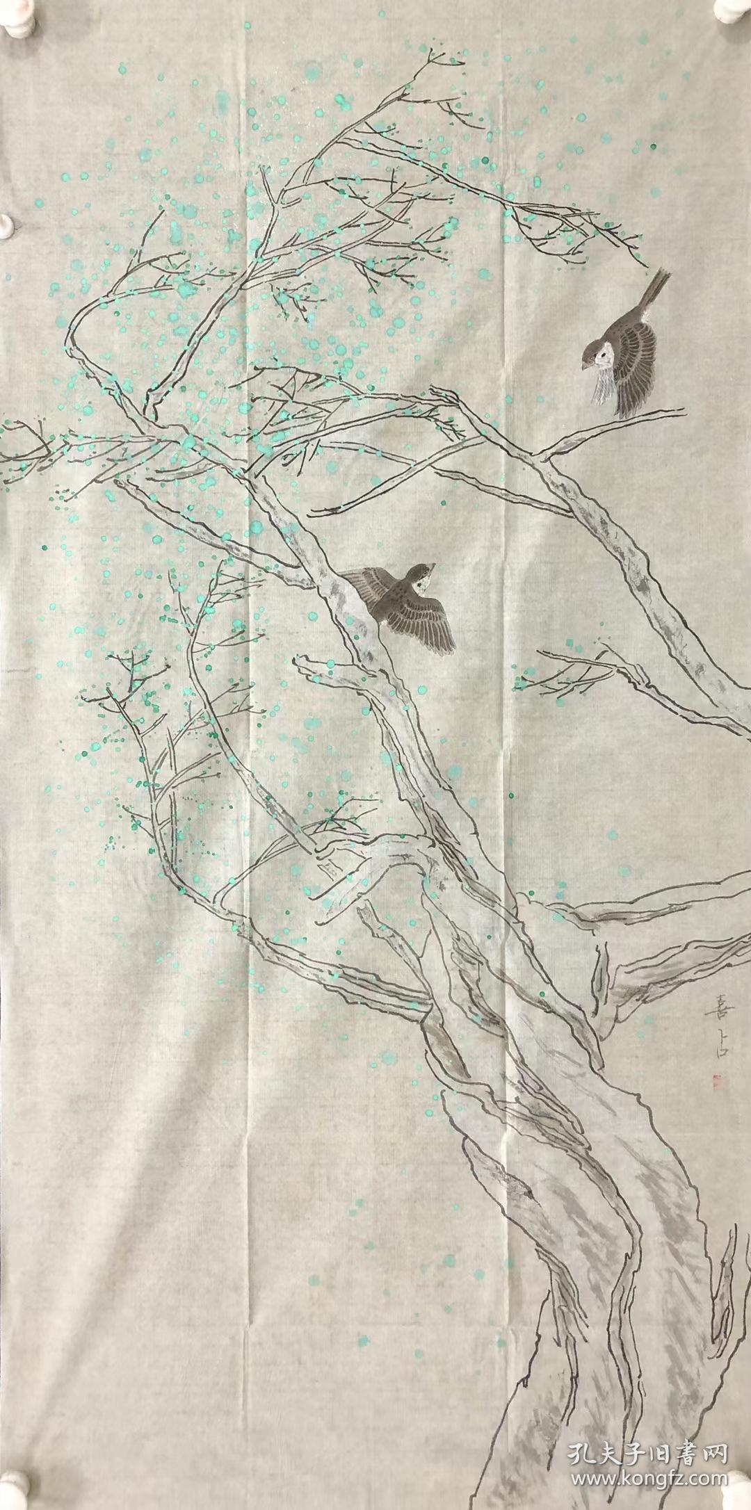 高喜占，作品
          祖籍山东省莱芜市，师从鲁迅美术学院研究生导师刘东瀛教授。进修于中国文化部现代工笔画院首届高研班，现为中国美术家协会会员，中国工笔画学会会员，辽宁工笔画学会理事，沈阳画院画家，中国雨林艺术研究院研究员。