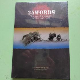 25WORDS （DVD全新塑封。详细看图！）