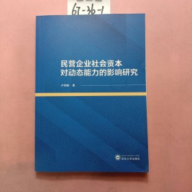 民营企业社会资本对动态能力的影响研究