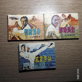 连环画：武术家霍元甲 初显身手 静海风云 威震京华【3册合售】