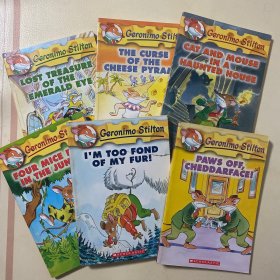 Geronimo Stilton 老鼠记者（1～6）合售
Lost treasure of the emerald eye
The curse of the cheese pyramid
cat and mouse in a haunted house
four mice deep in the jungle
i'm too fond of my fur！paws off，cheddarface