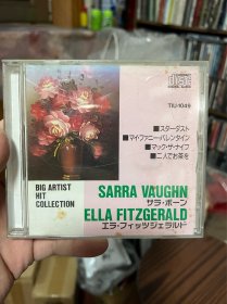 日版CD爵士 SARRA VAUGHN ELLA FITZGERALD九新架3.1