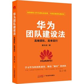 华为团队建设法 高维团队,高举高打 管理实务 唐文成 新华正版