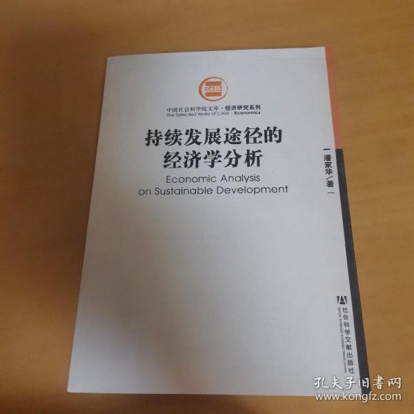 持续发展途径的经济学分析