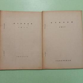 学习参考资料之一，之二，含凤凰山麓、杨家岭、枣园、王家坪革命旧址简况