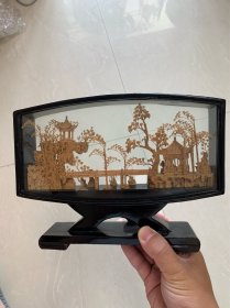 八十年代福建软木画