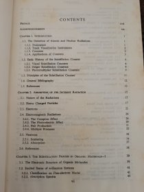 The Theory and Practice of Scintillation Counting 〈闪烁计数的理论与实践〉〔目录见图〕