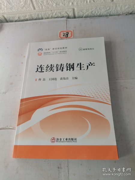 连续铸钢生产/“双高”建设规划教材