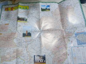 旧地图：瑞金红色旅游区 井冈山红色旅游区