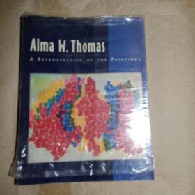 实物拍照： 阿尔玛·托马斯画集 阿尔玛·托马斯回顾展 Alma W. Thomas：A Retrospective of the Paintings