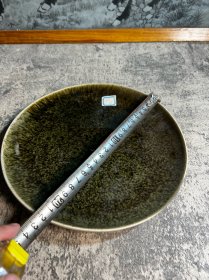 外国进口窑变釉碟子一块y