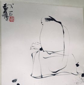 戴卫，笔法流转自然，劲朗舒健的一幅《山水》，精品。我们把此拍品标注“手绘工艺品”，不保真，有任何异议请先咨询。欢迎各位出价！