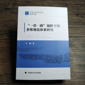 “一带一路”视野下的多维规范体系研究