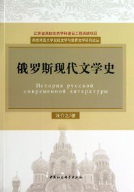 【假一罚四】俄罗斯现代文学史/南京师范大学比较文学与世界文学研究论丛