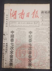 湖南日报1991年1月1日 一胎四兄弟问候湖南相亲 公布1990年本报刊登的有严重问题的稿件