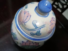旧藏——70年代老物件将军罐醴陵瓷厂纯手绘烧制