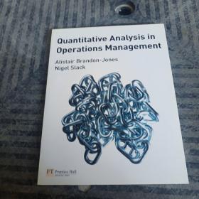 Quantitative Analysis in Operations Management 【中文翻译；运筹管理中的定量分析】