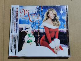 史上拥有最多首冠军单曲流行天后-玛丽亚•凯莉 祝福之歌cd＋珍稀圣诞贺卡一张。