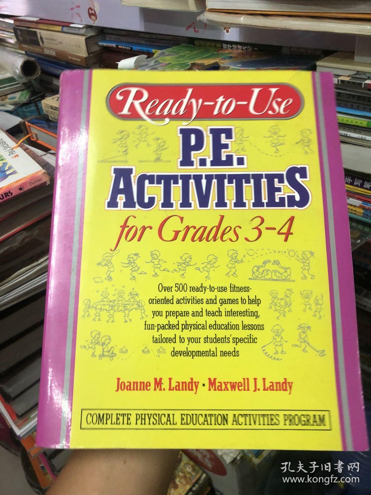 Ready-To-Use P.E.Activities for Grades 3-4 原版外文