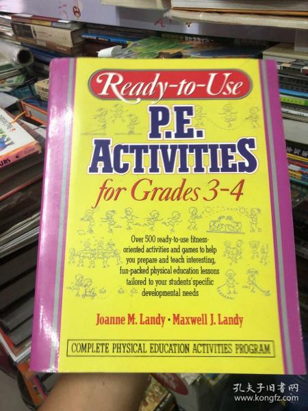 Ready-To-Use P.E.Activities for Grades 3-4 原版外文