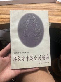 泰戈尔中篇小说精选（翻译签名，很有意思的签名）