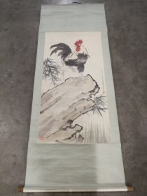 原装原裱纯手绘手工装裱老画一幅