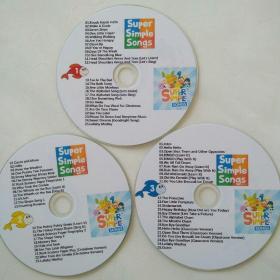 最贵的英语儿童歌 Super Simple Songs 123 3张CD光盘