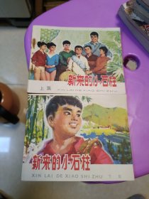 连环画 新来的小石柱 上下册 1976年一版一印 人民体育出版社