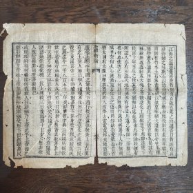 清咸丰年 西学东渐古籍 全体新论 古籍散页一页 尺寸 30.8*24.2cm