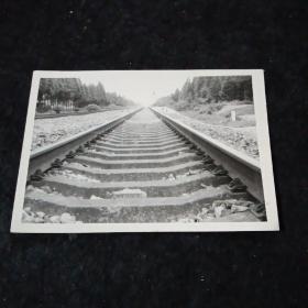 黑白老照片（铁道风景）