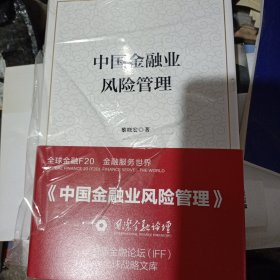 中国金融业风险管理