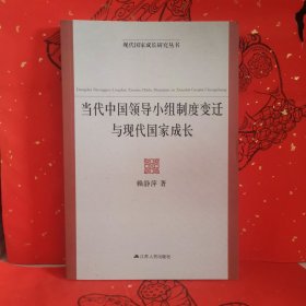 当代中国领导小组制度变迁与现代国家成长/现代国家成长研究丛书