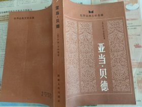 亚当·贝德（【英】乔治·艾略特 著，周定之 译，湖南人民出版社，1984-10 一版一印。国内包挂刷可议。）