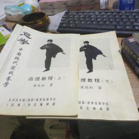 意拳。中国现代实战拳学函授教程上下册