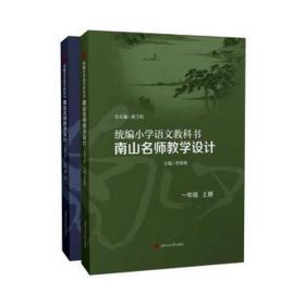 统编小学语文教科书南山名师教学设计/（一年级　上册）（一年级　下册）