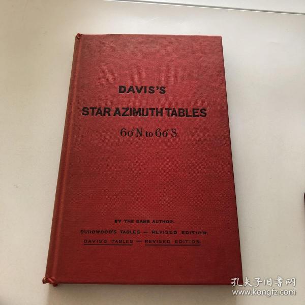 DAVIS'S  STAR AZIMUTH TABLES