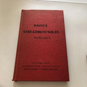 DAVIS'S  STAR AZIMUTH TABLES