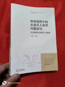 和谐视野中的未成年人犯罪问题研究：中法检察官的努力与探索