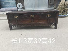 清代楸木老炕柜，古韵典雅，结实漂亮，使用极品，收藏超值！