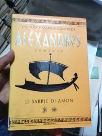 ALEXANDROS:LES SABBIE DI AMON 意大利语 16开本