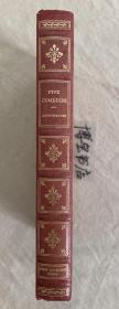 Aristophanes Five Comedies 《阿里斯托芬戏剧五种》  heritage press 1948年 半皮精装本 书顶刷金 木纹纸印制 烫金书脊