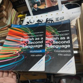 Cambridge IGCSE English as a Second Language Coursebook+Workbook Fifth edition 剑桥IGCSE英语作为第二语言教材+练习册第五版（2018年印刷）