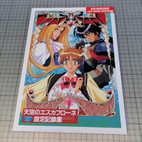 日版 THE VISION OF ESCAFLOWNE SUNRISE ART BOOK SERIES V 天空のエスカフローネ 設定記録集 圣天空战记 天空之艾斯嘉科尼 设定记录集 天空之艾斯嘉科尼 结城信辉 角色设计 资料设定集画集