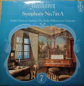LP黑胶唱片，贝多芬A大调第七交响曲。播放流畅。12寸33转。1965年英国原版。