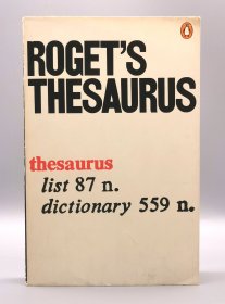 1966年版 Thesaurus of English Words and Phrases 英文原版书