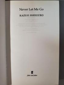 【诺奖得主作品】Never Let Me Go. By Kazuo Ishiguro.