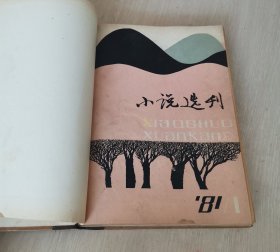 小说选刊 1981年第1-4期 精装合订本