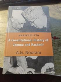 Article 370: A Constitutional History of Jammu and Kashmir